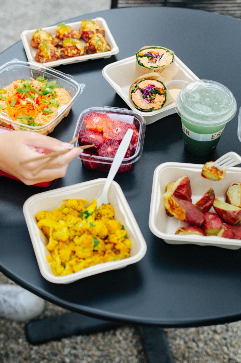 Erewhon prepared-foods and cafe spread